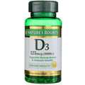 Natures Bounty Vitamin D-5000 IU Softgels Maximum Strength 150 ea ( Pack of 2)