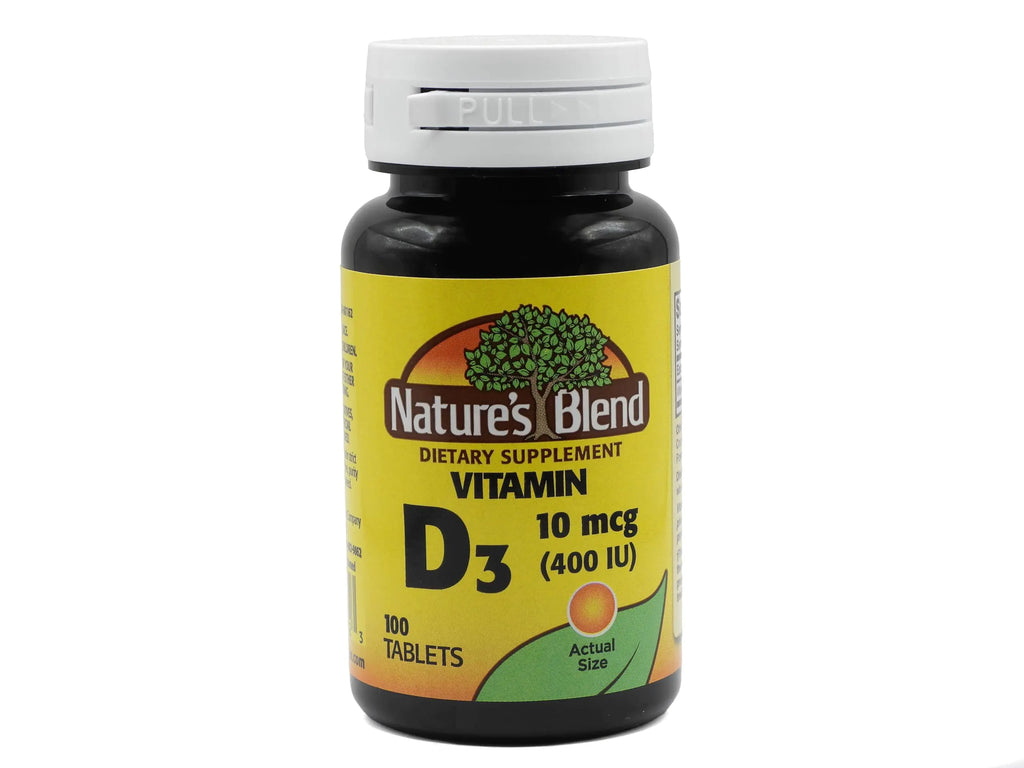 Natures Blend Vitamin D 400 IU 100 Tablets