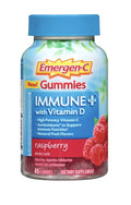 Emergen-C Gummies Immune Plus Vitamin D Raspberry 45 Gummies (Pack of 2)